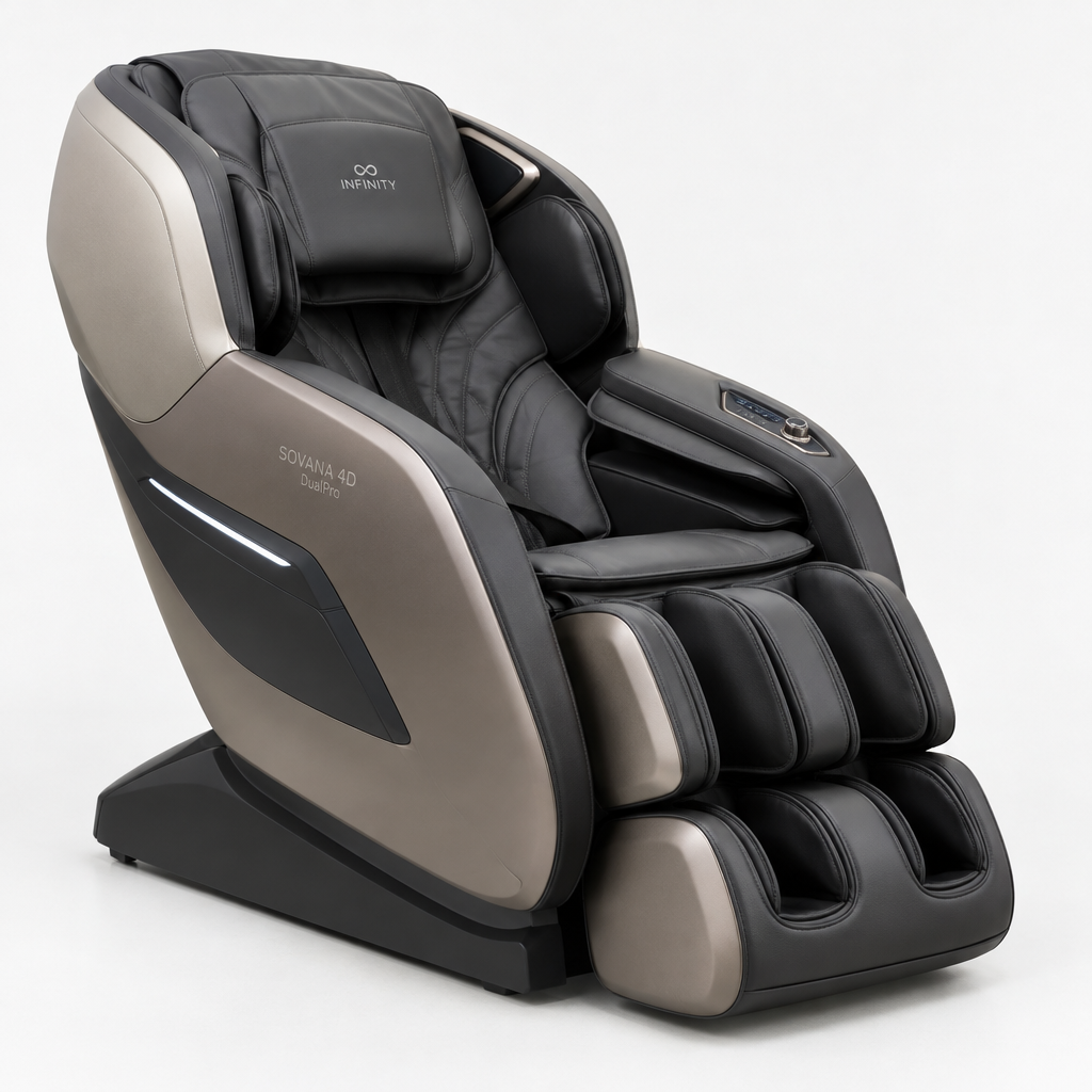 Illustrative AI render of Infinity Sovana 4D DualPro Massage Chair
